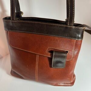Pelletterie D&D Firenze Genuine Leather Made in Italy Convertible Purse Backpack